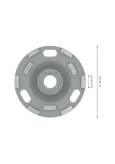Professional Accessories 2608601763 Elmas Taşlama Diski Expert Açılı Taşlama Makinesi Beton İçin, Taşlama Diski: 125, Delik Çapı: 22,23 Mm, Beton Bileyici İçin Aksesuar Professional Accessories 2608601763 Elmas Taşlama Diski Expert Açılı Taşlama Makinesi Beton İçin, Taşlama Diski: 125, Delik Çapı: 22,23 Mm, Beton Bileyici İçin Aksesuar