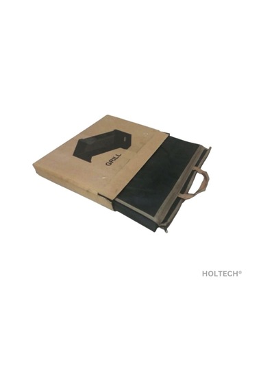 Holtech Portatif Çantalı Katlanır Paslanmaz Taşınabilir Çelik Mangal Fonksiyonel Izgaralı Barbekü Çok Renkli
