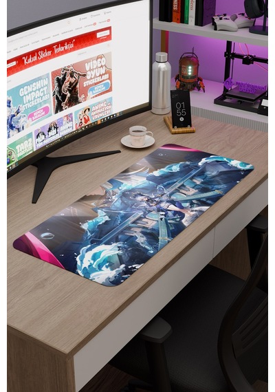 Furina Genshin Impact Anime Gacha V1 - 70x30 Xl Gaming Mouse Pad Fare Altlığı