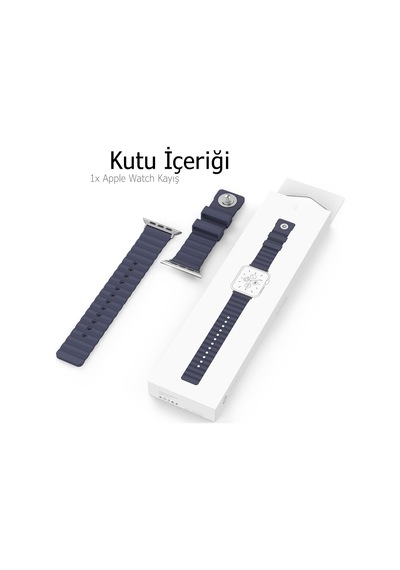 Apple Watch Silikon Kayış 38-40-41mm Uyumlu Yumuşak Rahat Günlük Kullanım Değiştirilebilir Saat Bandı Çok Renkli