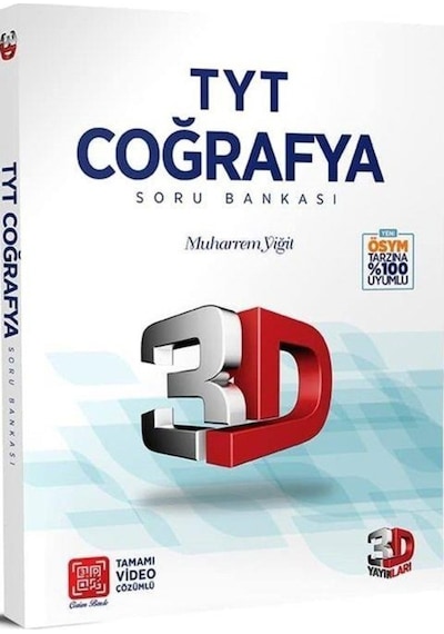 3D Yayınları Tyt Coğrafya Soru Bankası 2023
