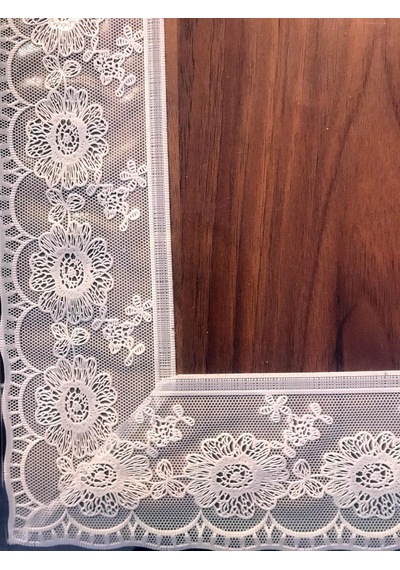 Aysan Şeffaf Pvc Dantelli 1.2 MM Masa Örtüsü Aysan Şeffaf Pvc Dantelli 1.2 MM Masa Örtüsü