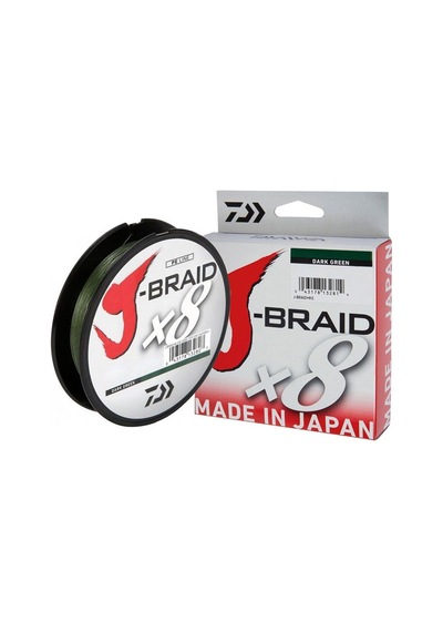 Daiwa Jbraid 8B Koyu Yeşil 300M Ip Misina (488790206)