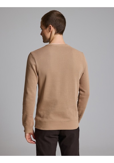 Pierre Cardin Camel Regular Fit %100 Pamuk Bisiklet Yaka Sweatshirt 50331600-vr015