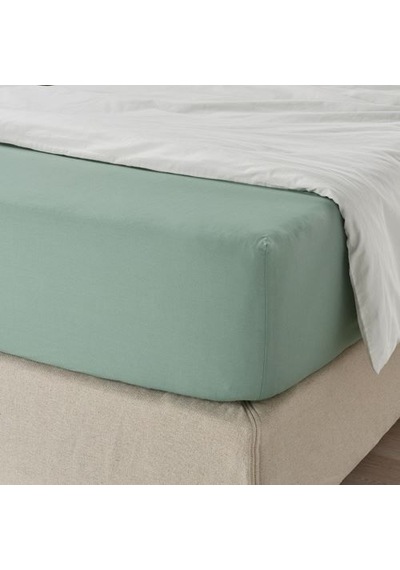 Ikea Ullvıde 1 Çift Kişilik Çarşaf 180 X 200 Cm Yeşil