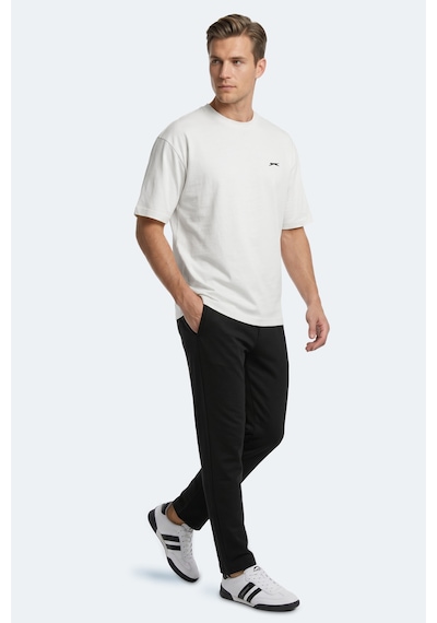 Slazenger Keane Erkek Oversıze Beyaz Tişört