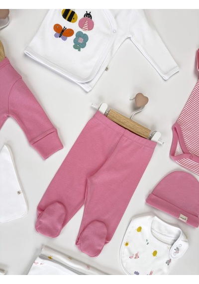 Sezgibaby Ayaş 10 Parça Erkek Yenidoğan Hastane Çıkışı Hediye Seti Beyaz