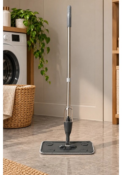 Sprey Mop Mikrofiber Mop Paspas Temizlik Gri - 936903591
