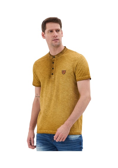 Cipo & Baxx Hakim Yaka Düğmeli Basic Erkek T-shirt Ct835 S