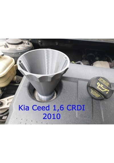 Kia / Hyundai Motor Yağı Huni Dişli Threaded , Havalandırmalı