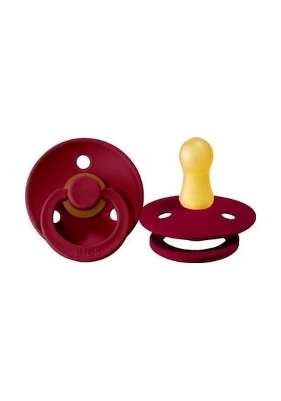 Bibs Colour Kauçuk Emzik 0-6 Ay Ruby Çok Renkli