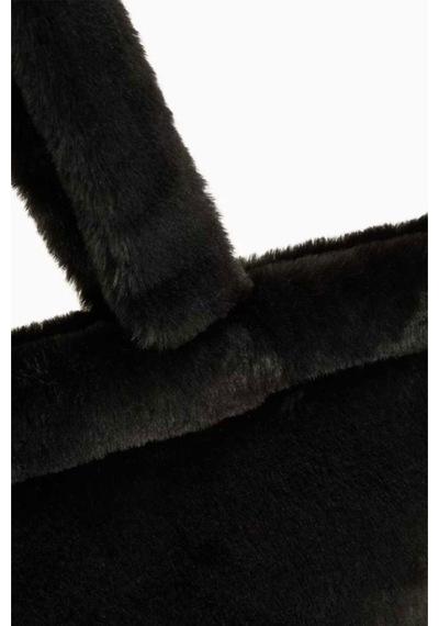 Puma Up Faux Fur Shopper Siyah Çanta 09171201 Siyah