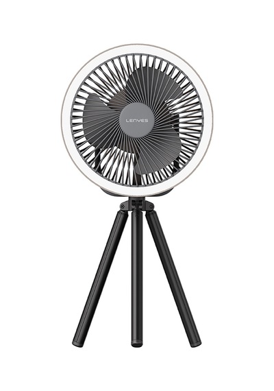 Lenyes Lhf11 Led Işıklı 4 Kademeli Çok Fonksiyonlu Soğutucu Fan Beyaz