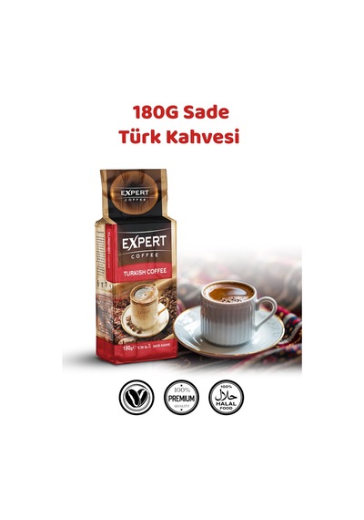 Türk Kahvesi Sade 180g Öğütülmüş