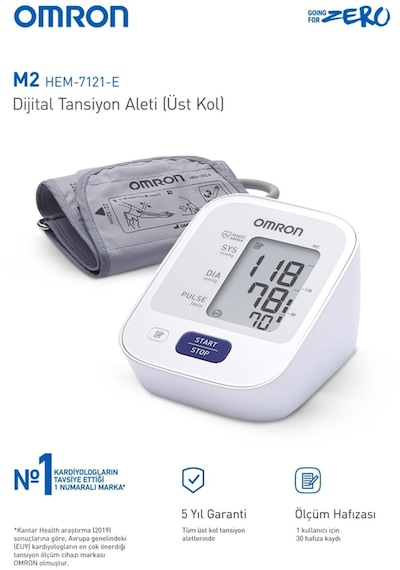 Omron M2 Intellisense Hafızalı Compact Aleti