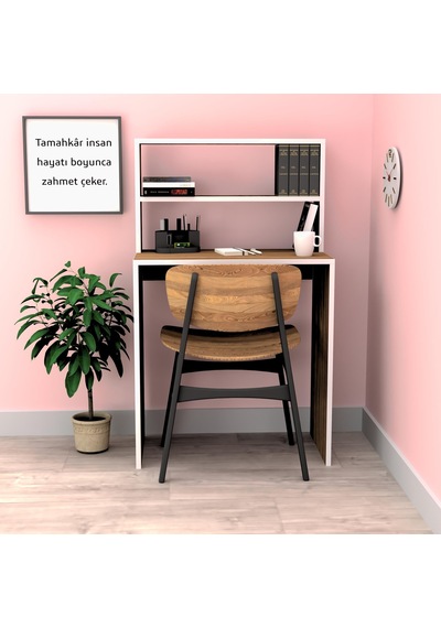Kenzlife bilgisayar çalışma masası raikkonen70 cvz ofis sekreter laptop Ceviz