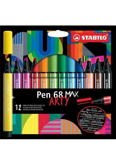 Stabilo Pen 68 Max Arty Keçe Uçlu Kalem 12'li