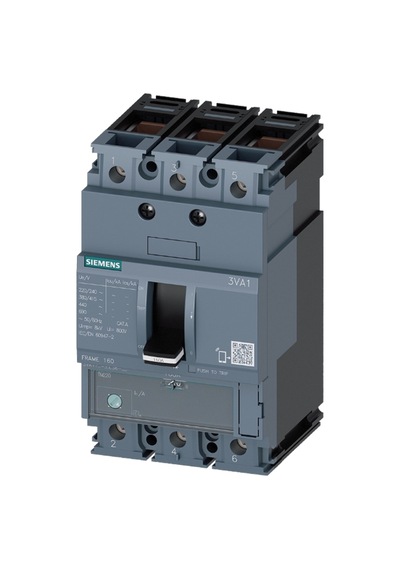 Siemens 3va1112-4ef36-0aa0 - 3va1 4p 20a 36ka Tm220 Mccb