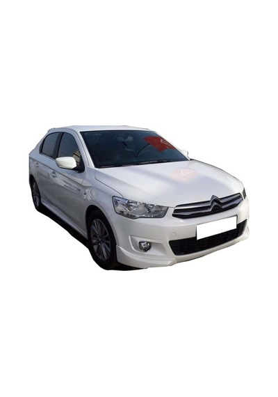 Citroen C Elysee Dual Marşpiyel Seti Mat Siyah Plastik 2013+