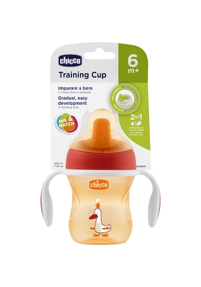 Chicco Yarı Yumuşak Uçlu Alıştırma Bardağı 6 Ay+ Unisex Yeşil