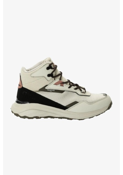 Jack Wolfskin Dromoventure Texapore Mid Kadın Bej Outdoor Ayakkabı Siyah
