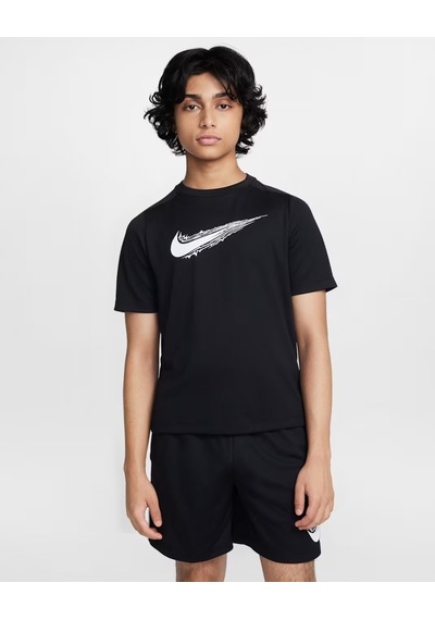 Nike Hf8100-010 Dri-fıt Çocuk Kısa Kollu Tişört - Siyah