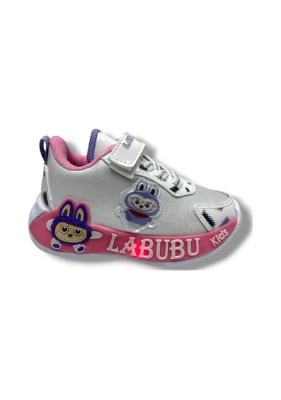 Cakgo Labubu 624-26 Simli Parlak Deri Işıklı Anatomik Kız Çocuk Sneaker Beyaz Pembe 22-25 Beyaz Cakgo Labubu 624-26 Simli Parlak Deri Işıklı Anatomik Kız Çocuk Sneaker Beyaz Pembe 22-25 Beyaz