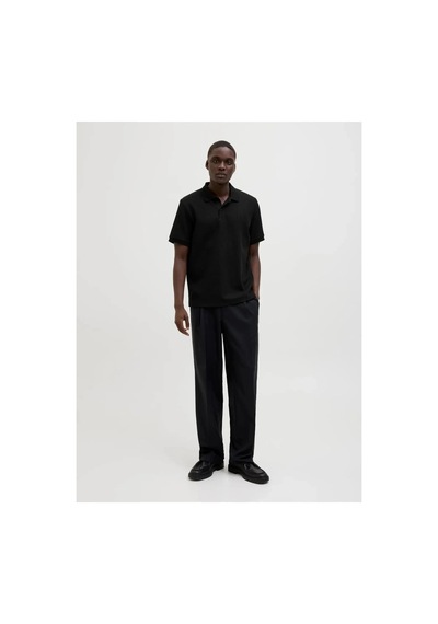Jack & Jones Jack&jones 12268130 Yakali Erkek Tshirt - Siyah