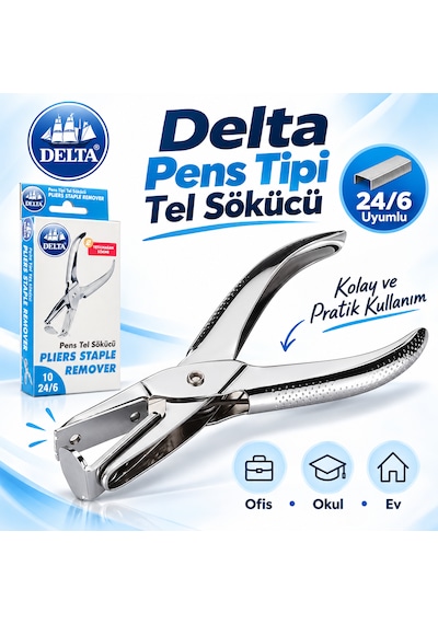 Pens Tipi Zımba Teli Sökücü Metal