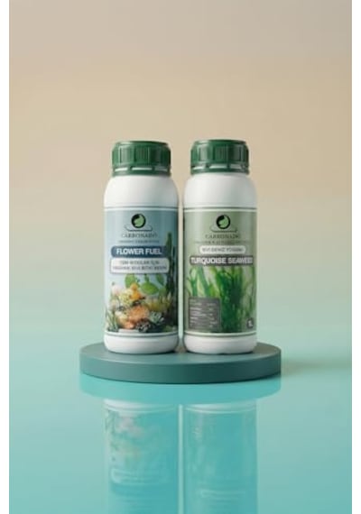 Sıvı Bitki Besini 1 L + Sıvı Deniz Yosunu 1 L Destek Paketi 0.75 LT - 2.5 LT - 12 KG