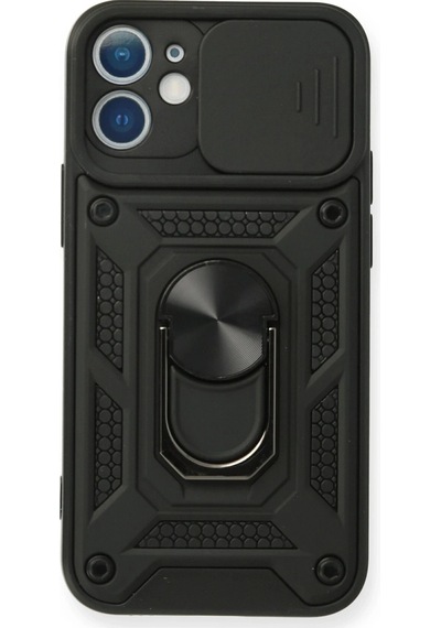 Nihcase Apple Uyumlu iPhone 11 Kılıf Magnetik Standlı Kamera Korumalı Slide Sürgülü Cover Kapak