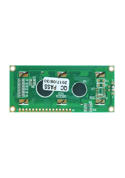 2X16 Lcd Ekran Mavi Üzerine Beyaz