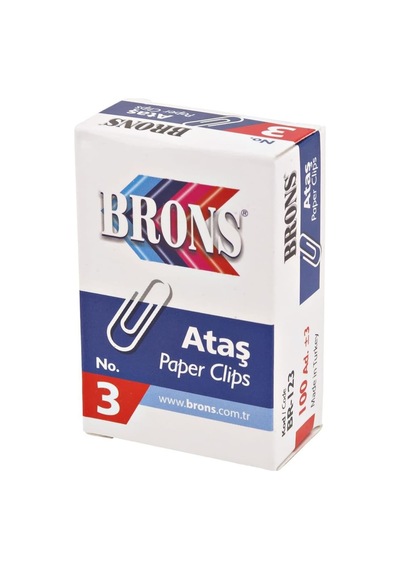 Brons Br-123 Ataş No:3 10 Paket Genel