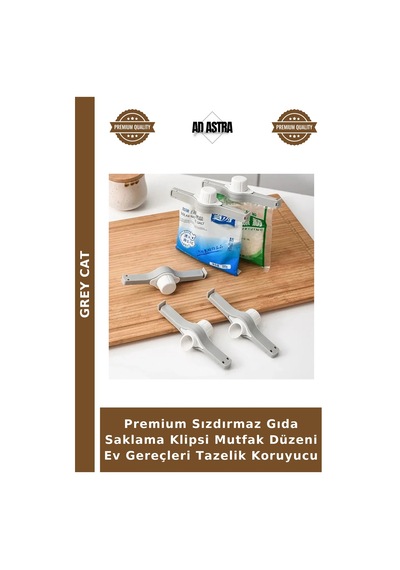 Premium Sızdırmaz Gıda Saklama Klipsi Mutfak Düzeni Ev Gereçleri Tazelik Koruyucu Çok Renkli
