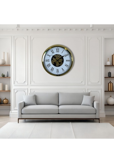 Aurelius Gold 60 Cm Çarklı Duvar Saati C-6054g