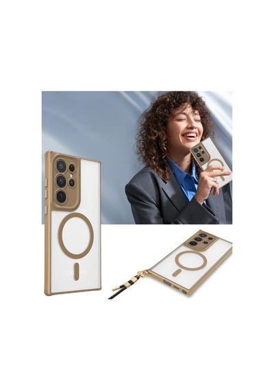 Samsung Galaxy S24 Ultra Kılıf Enka Magsafe Silikon Kılıf