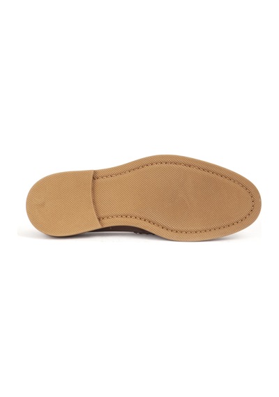 Dericlub Erkek Gerçek Deri Klasik Loafer Fr 242025 Kahverengi Kahverengi