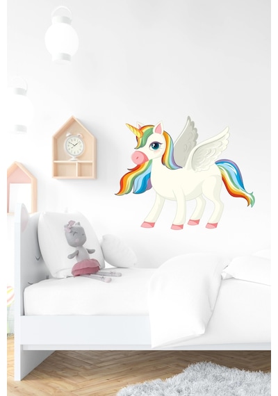 MSticker Sevimli Pony Duvar Sticker-çocuk Bebek Odası Sticker