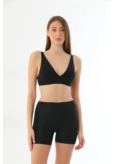 L'ombre Siyah Mı 2703 Lazer Kesim İz Yapmaz Hayalet Boxer