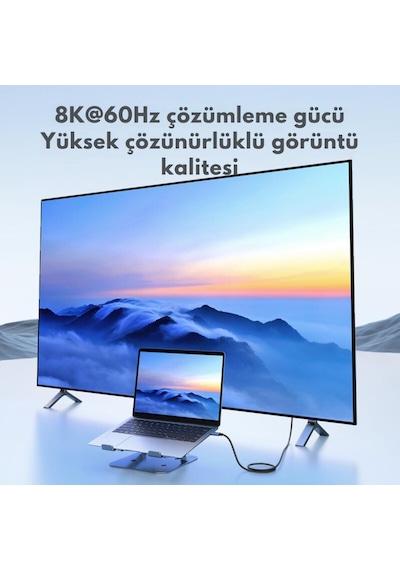 Polham Jasoz 1mt 240w 4.0 Thunderbolt Type-c To Type-c Şarj, Data Ve 8k 60hz Görüntü Aktarım Kablosu 1 Adet