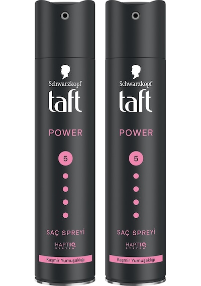 Taft Power Kaşmir Mega Güçlü Saç Spreyi  2 x 250 ML