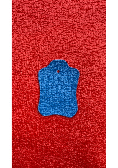 Elsa Desen Suni Deri Döşemelik, Çantalık 100 X 140 Pantone 18-4140tcx Pantone 18-4140tcx