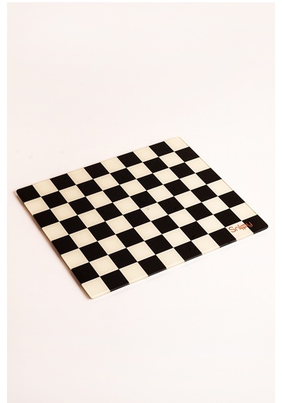 Snippy Dama - Cam Kesme Tahtası Cam Kesim Panosu Dekoratf Cam Kesim Tablası 29 X 34 Cm Çok Renkli