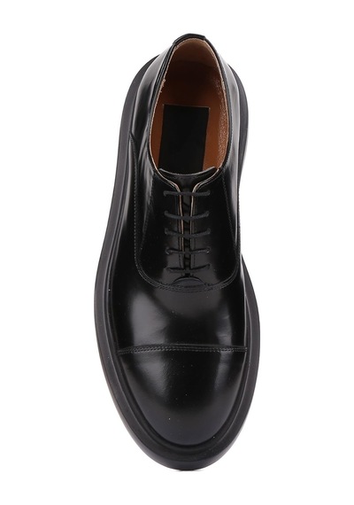Shoetyle - Siyah Açma Deri Bağcıklı Erkek Klasik Ayakkabı 250-2014-781-siyah Siyah