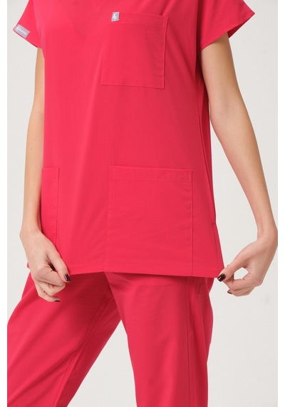 Pratik Medikal Likralı Scrubs Yarasa Kol Takım PM-LSYKNC