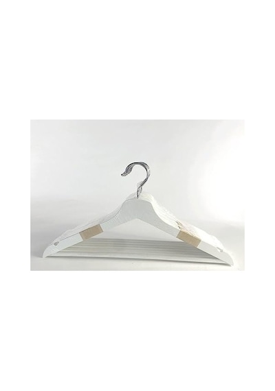 Ahşap Elbise Askısı, 8'li Paket Ve Masif Ahşap Yapım 50cm