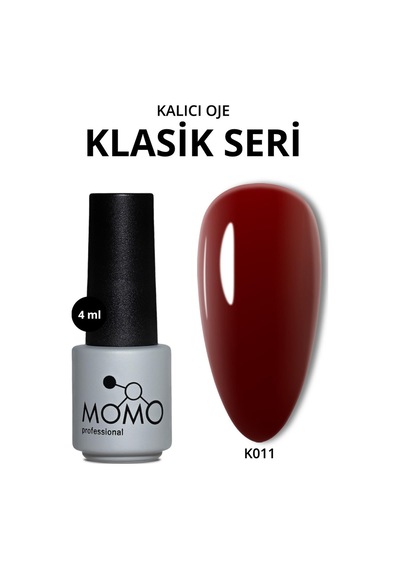 Momo Professional Kalıcı Oje K011 Vişne Bordo 4 Ml