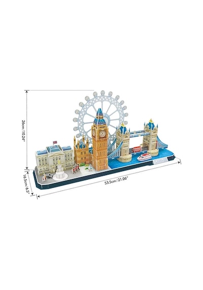 Cubic Fun 3D City Line London 107 Parça Puzzle Mc253H