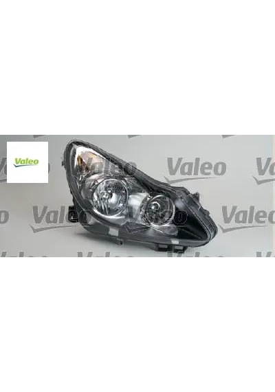 Sol Far Siyah/krom Corsa D 06 14 Elektrikli Halojen H7 H1 Tanım: Eh Sport Opc 111.yıl Adaptif Hariç Valeo 1216194