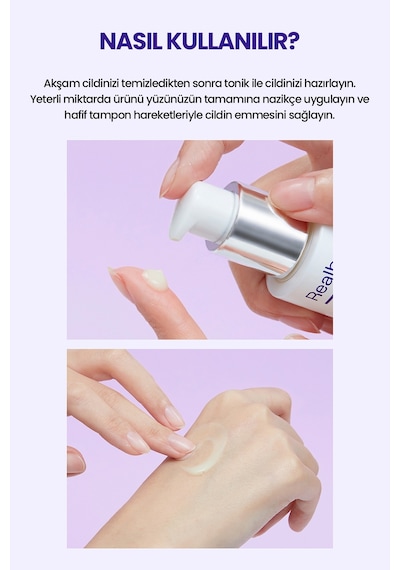 Gözeneklere Sıkı Görünüm Sunan, Retinol İçerikli Serum Realbarrıer Retiniol Pore Tightening Serum